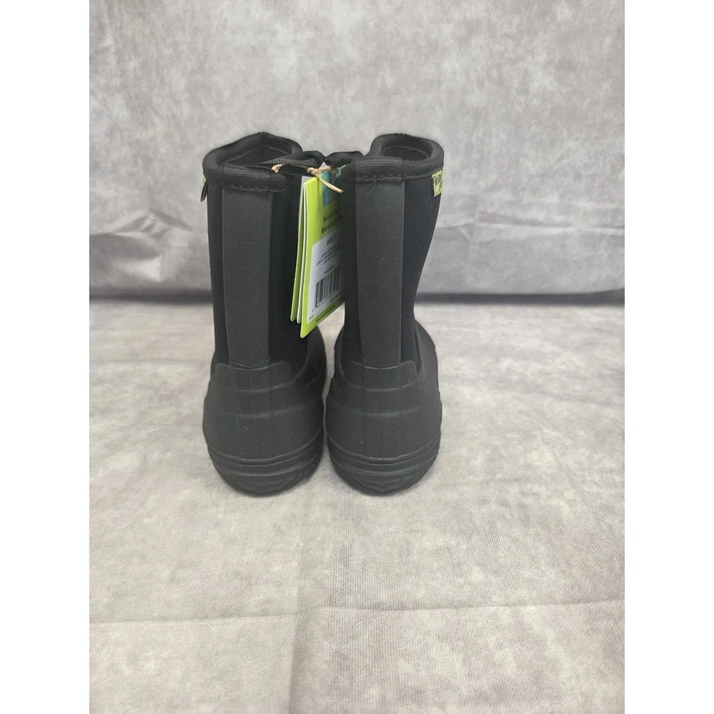 Girls Sz 2 Blk Western Chief All Weather Boots New